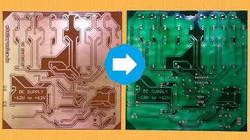 How to Spread Green Solder mask on PCB at Home