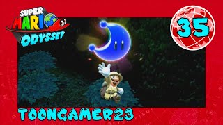 Lets Play Super Mario Odyssey Blind Part 35 - Into The Deep Woods Wooded Kingdom 100% 24