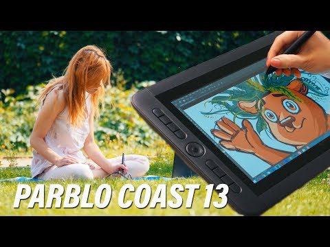 Графический планшет Parblo Coast 13 | ОБЗОР ❤️