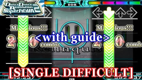 【DDR SN2】 Pluto Relinquish [SINGLE DIFFICULT] 高速地帯ガイド付き