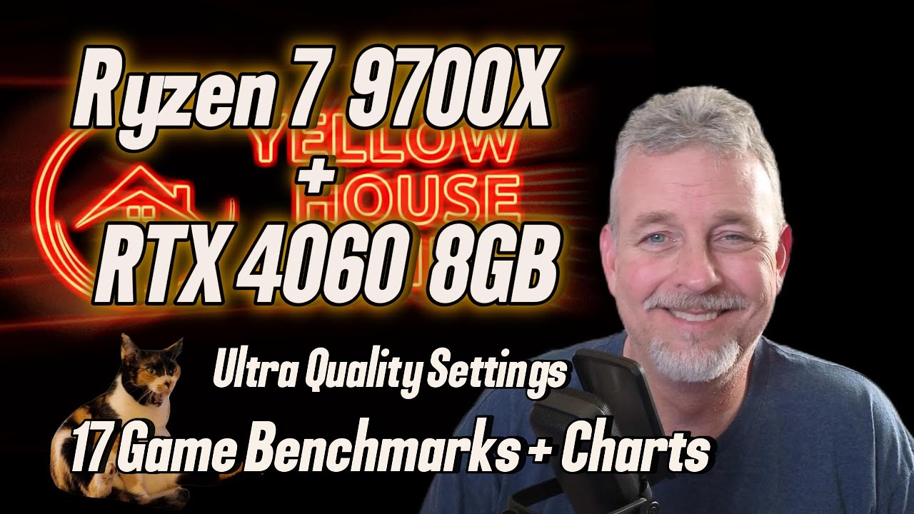 RTX 4060 8GB | AMD Ryzen 7 9700X | 1440p Ultra Settings | 17 Game 