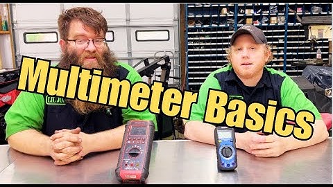 Automotive Multimeter Basics: Checking Voltage, Resistance, Amperage on Common Automotive Circuits