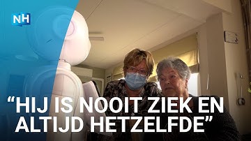 Zorgrobot Wimpie is een hit in Purmerends verzorgingshuis