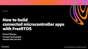 AWS re:Invent 2020: How to build connected microcontroller apps with FreeRTOS