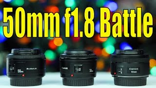 50mm f1.8 Lens Battle - Canon STM vs Canon ii vs Yongnuo