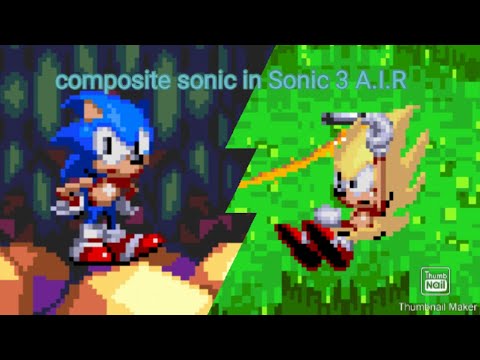 Composite Sonic in Sonic 3 A.I.R. [Sonic 3 A.I.R.] [Mods]