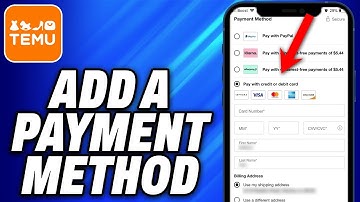 How To Add A payment Method in Temu (2025) - Easy Fix