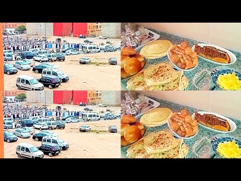 فيديو فطور وصلاة العيد عيدكم مبارك سعيد