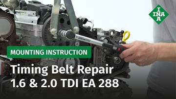 VW 1.6 TDI | 2.0 TDI | EA288 - Replace timing belt incl. water pump