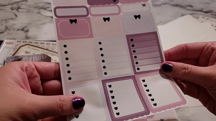 The Giving Girl planner sticker kit REVIEW Decembe...