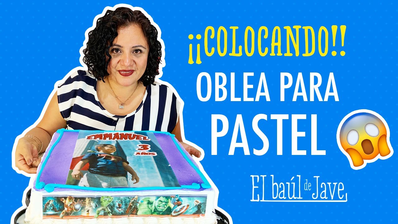 Colocando Oblea de Arroz sobre pastel!! ?? - YouTube