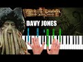 Pirates of the caribbean  davy jones theme  piano cover  tutorial