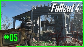 Fallout 4 Lightly Modded Playthrough Part 5 - Starting Sanctuary & Exploring