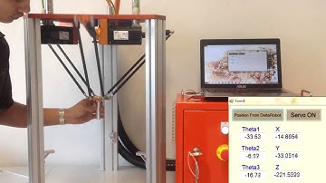 MechaTT   The Design and Demonstrative Creation by using Delta Robot 3 Axis   Position Control