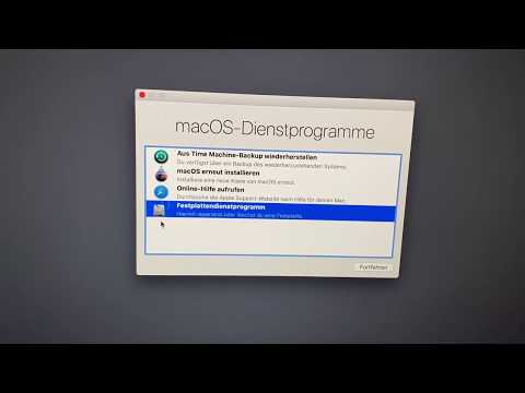 Apple macOS Dienstprogramm aufrufen und verwenden Apple iMac All-in-one Computer Anleitung
