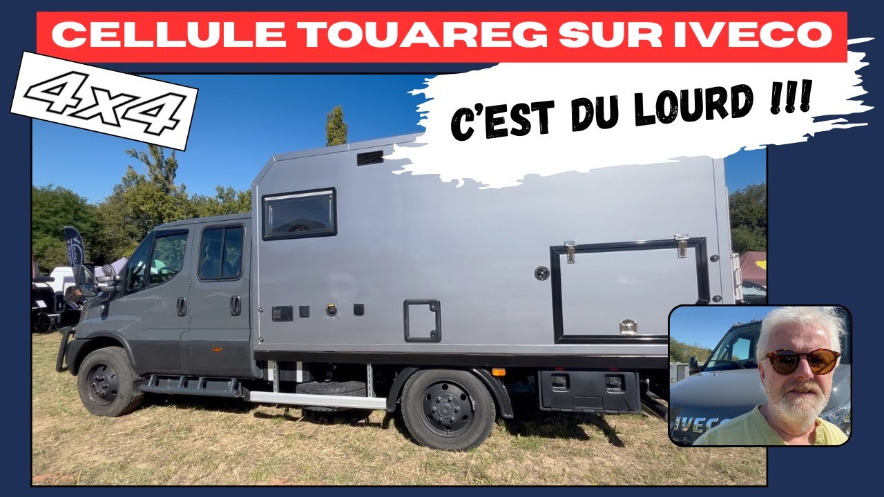 Vanlife - Cellule amovible Touareg sur Iveco 4x4, du lourd !!!