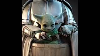 Mandalorian with Baby Yoda