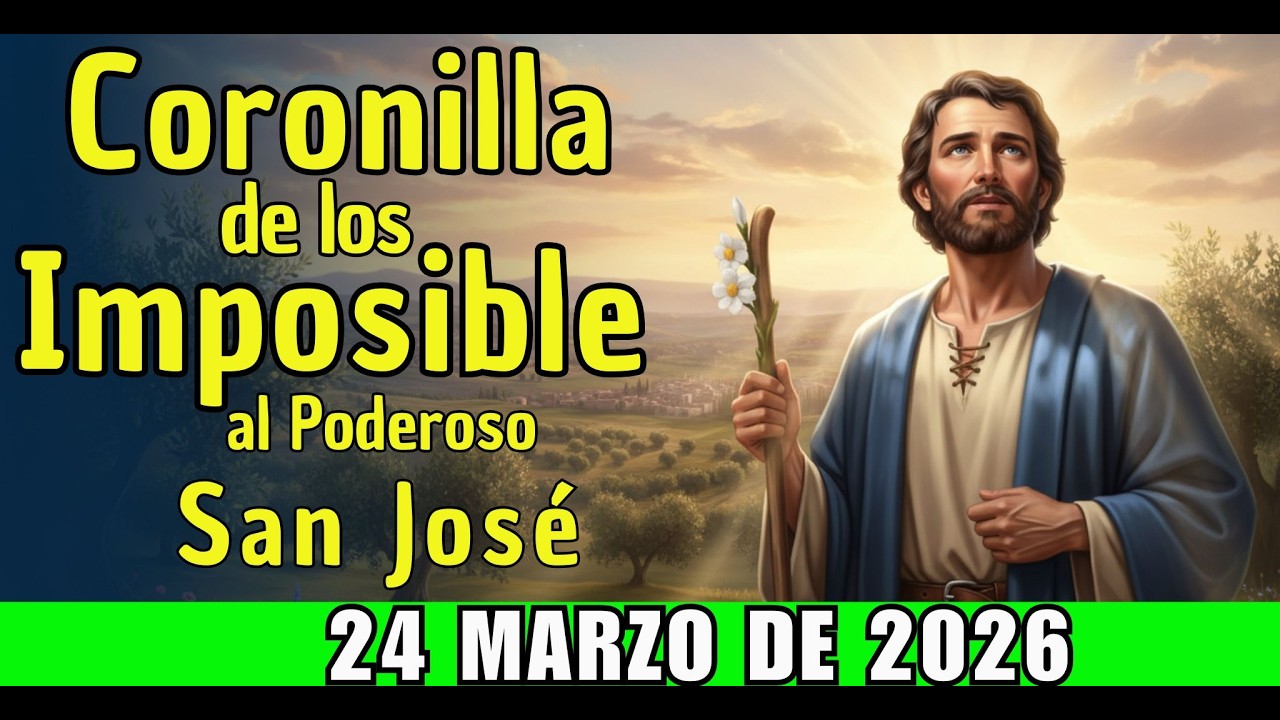 CORONILLA DE LOS IMPOSIBLES: 7 Días de Milagros con San José (Protección Urgente)