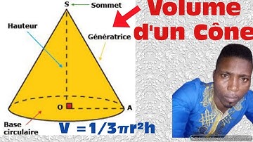 Volume du cône: comment calculer le volume d