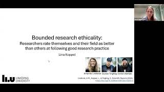 Bounded research ethicality - Lina Koppel