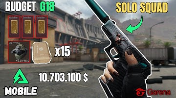 SOLO SQUAD - PISTOL RUN - BEST BUDGET LOADOUT GAMEPLAY - GARENA DELTA FORCE MOBILE OPERATIONS 