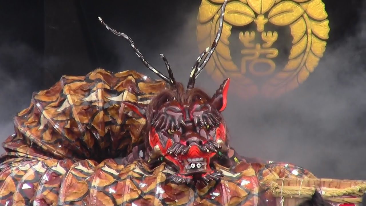 能面　龍神　大蛇　神楽面 能面 龍神 大蛇 神楽面 専用】神楽面 石見神楽 伝統工芸 八岐