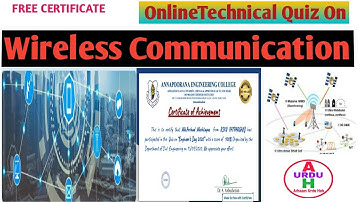 Online Technical Quiz On "Wireless Communication" || National Level Technical Quiz||