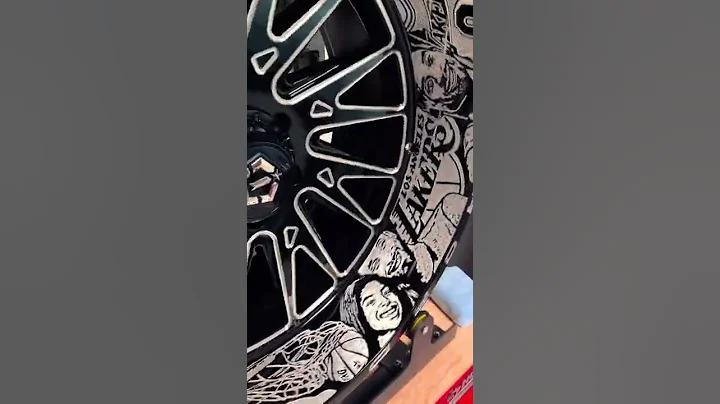 Kobe Bryant memorial wheel by Hank Robinson @ Hanr...