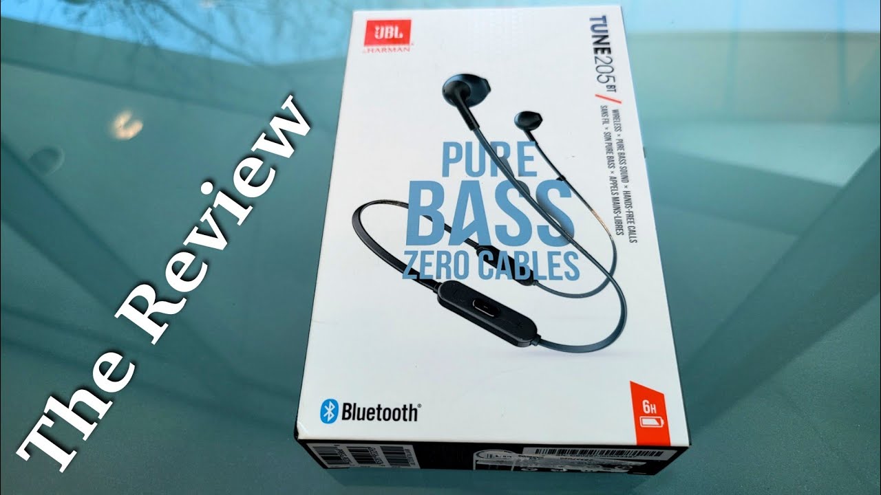 JBL Tune 205BT Bluetooth Earbuds - The Review -