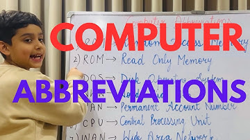 Computer Abbreviations || Computer Full Form || Abbreviations || Full Forms #computer #fullforms 