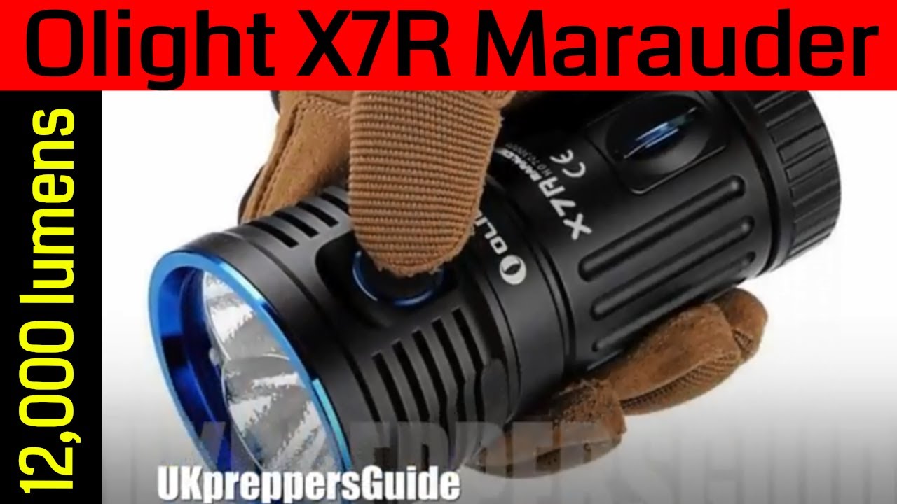 Olight X7R Marauder (12000lm): Review - YouTube