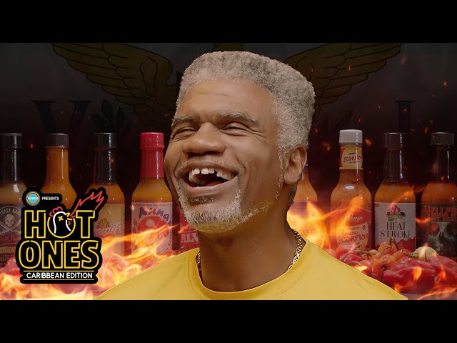 Julian ‘The Hawk’ Jackson Knocks ‘Em Out! | Hot Ones Caribbean | USVI Ep 16