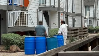 Barrels wheeled out amid 14hour drug bust allegedly for fentanyl