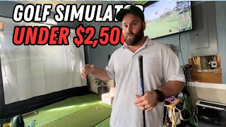 Golf Simulator Setup Under $2500