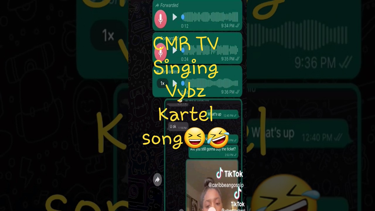 CMR Tv Singing Vybz kartel Song # cmrtv #vybzkartel #thecarterfamily #andrestephens