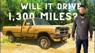 ROTTING old Cummins plow truck, Will it run & drive 1,300 miles home after sitting 10 years?