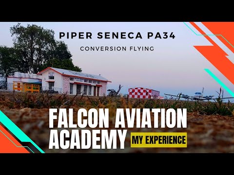 My journey/experience at Falcon Aviation Academy, Rewa | PA34 Conversion Flying | Fly With Sky