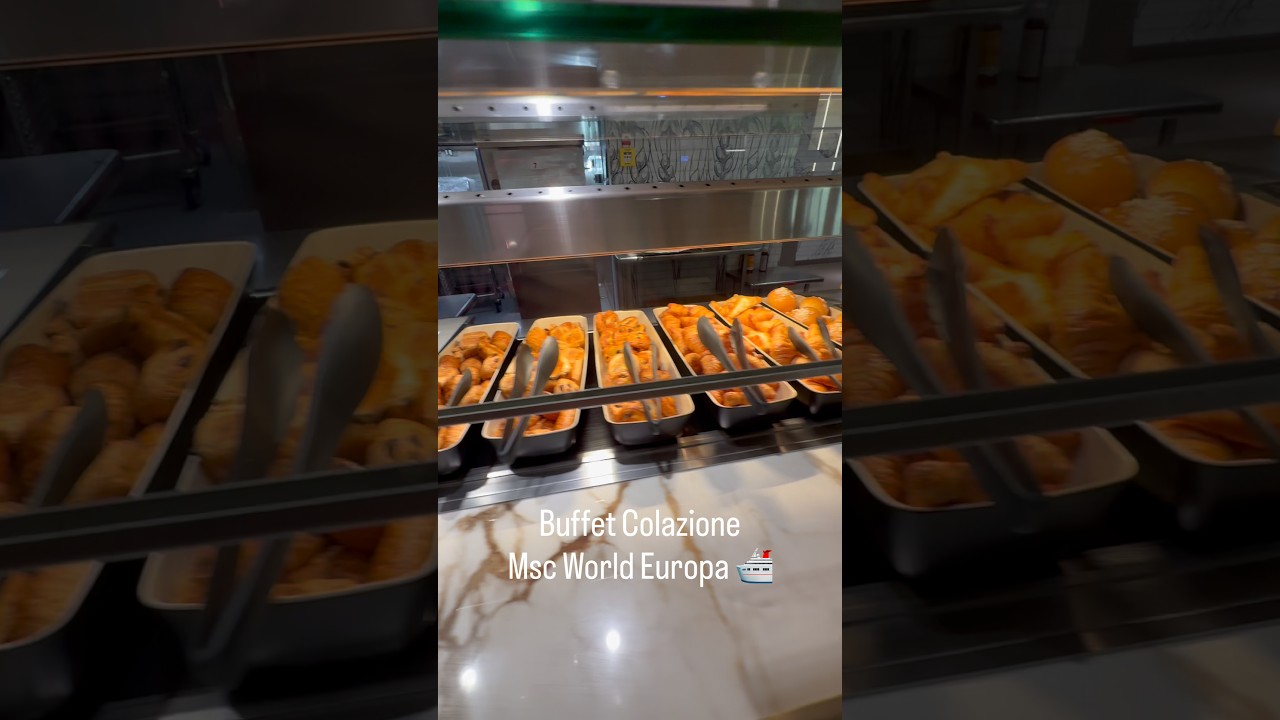 La colazione é il pasto +importante della giornata😋 Si dice che In crociera le calorie nn contano🤪