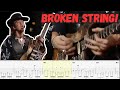 Stevie ray vaughans epic solo fail string breaks midperformance