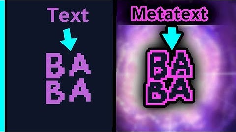 𝔹𝕒𝕓𝕒 Is You: Metatext