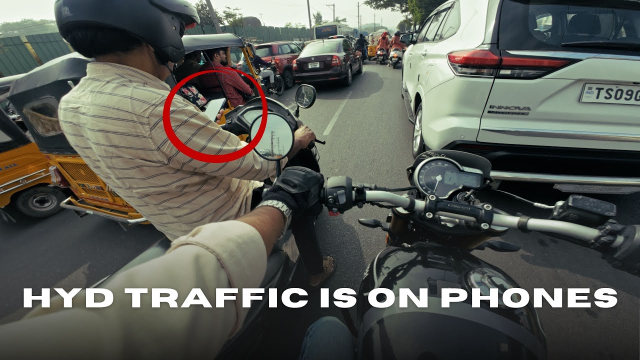 Why everyone in hyd are on there phones #dailyobservations #triumph # ...