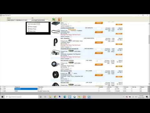 Napa Prolink Software Catalog integration