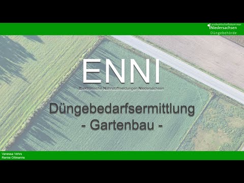 ENNI: Düngebedarfsermittlung -Gartenbau-