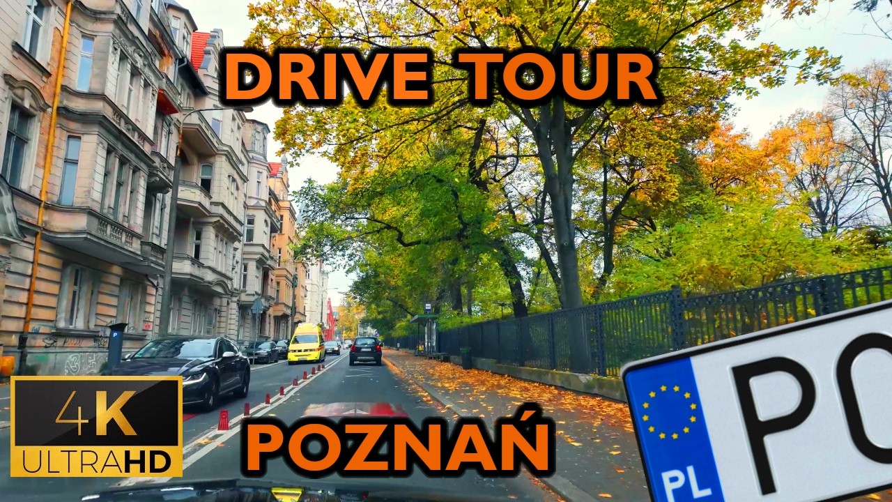 ⁴ᴷ⁶⁰ 🇵🇱 Poznan/Poland | Drive Tour Around Poznań (October 2025) [4K]