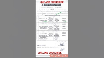 OSSC SEPTEMBER MONTH EXAM CALENDAR UPDATE NOTIFICATION 2022.