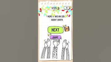 Brain Test 2 Agent Smith Level 13