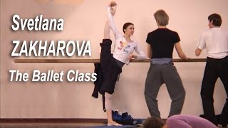Svetlana ZAKHAROVA in class at the Bolshoi Theatre
