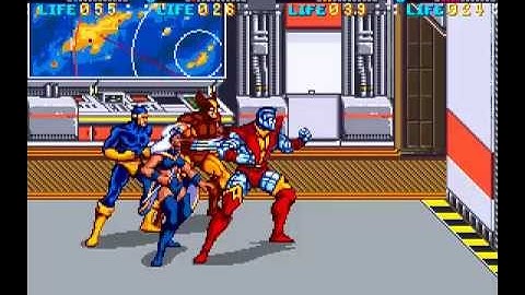 X-Men: The Arcade Game (Konami) (1992) Full Playthrough