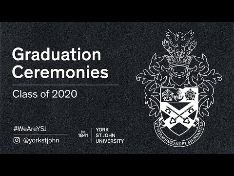 Ceremony Five - York St John University Graduation, Thursday 18 November 2021