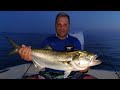 Super doppio attacco su popper di un serra a spinning bluefish attack